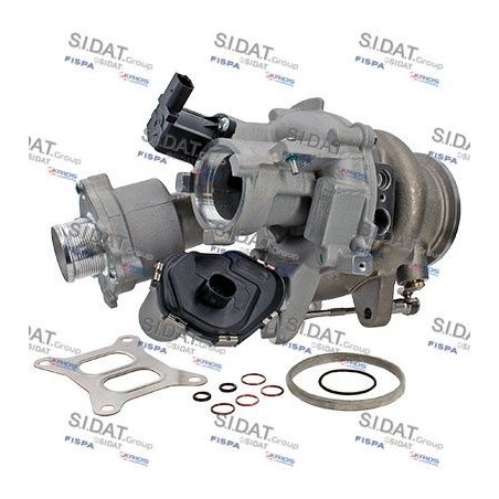 Turbo SIDAT 49.582 pour AUDI A3 Décapotable (8V7, 8VE) 2.0 TFSI quattro 190 CV