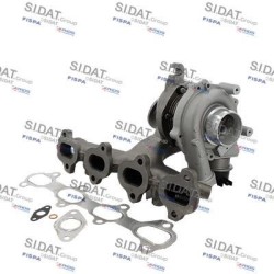 Turbo SIDAT 49.837 pour NISSAN NAVARA NP300 Pick-up (D23, D23T) 2.3 dCi (D231) 163 CV
