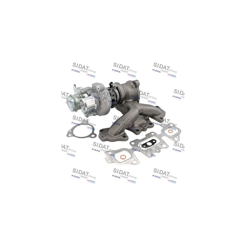 Turbo SIDAT 49.841 pour RENAULT CAPTUR I (J5_, H5_) 1.2 TCe 120 120 CV