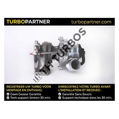 Turbo BorgWarner 54359880021 pour CITROËN NEMO Monospace 1.4 HDi 68 CV