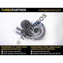 Turbo BorgWarner 54359880021 pour CITROËN NEMO Monospace 1.4 HDi 68 CV