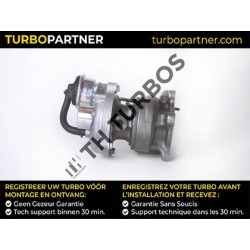 Turbo BorgWarner 54359880021 pour CITROËN NEMO Monospace 1.4 HDi 68 CV
