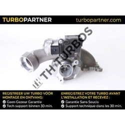 Turbo BorgWarner 57379900204 pour VW GOLF VII (5G1, BQ1, BE1, BE2) 1.4 TSI 122 CV
