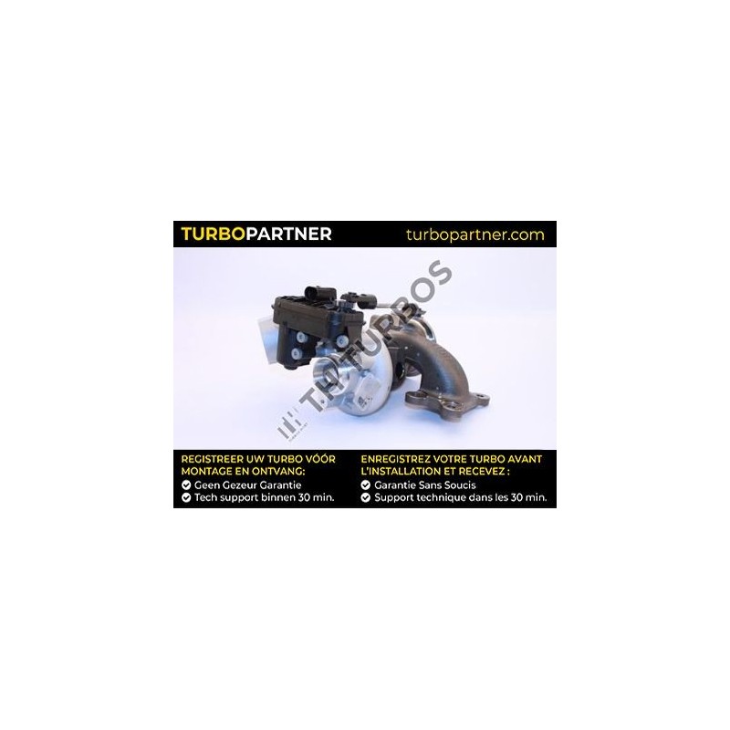 Turbo BorgWarner 57379900205 pour VW GOLF VII (5G1, BQ1, BE1, BE2) 1.4 TSI 140 CV