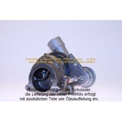 Turbo SCHLÜTTER TURBOLADER 166-01080 D pour AUDI A4 B6 (8E2) 1.8 T 150 CV