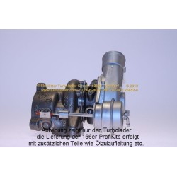 Turbo SCHLÜTTER TURBOLADER 166-01080 D pour AUDI A4 B6 (8E2) 1.8 T 150 CV