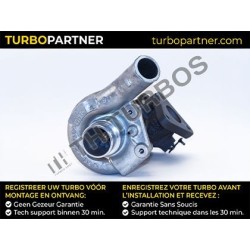Turbo TURBO'S HOET 1100405 pour MITSUBISHI GALANT VI (E3_A) 1.8 Turbo-D (E34A) 75 CV