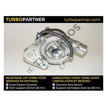 Turbo TURBO'S HOET 1100635 pour TOYOTA HILUX VI Pick-up (_N1_) 2.4 TD 4WD (LN165_, LN170_, LN190_, LN165, LN165H,... 90 CV