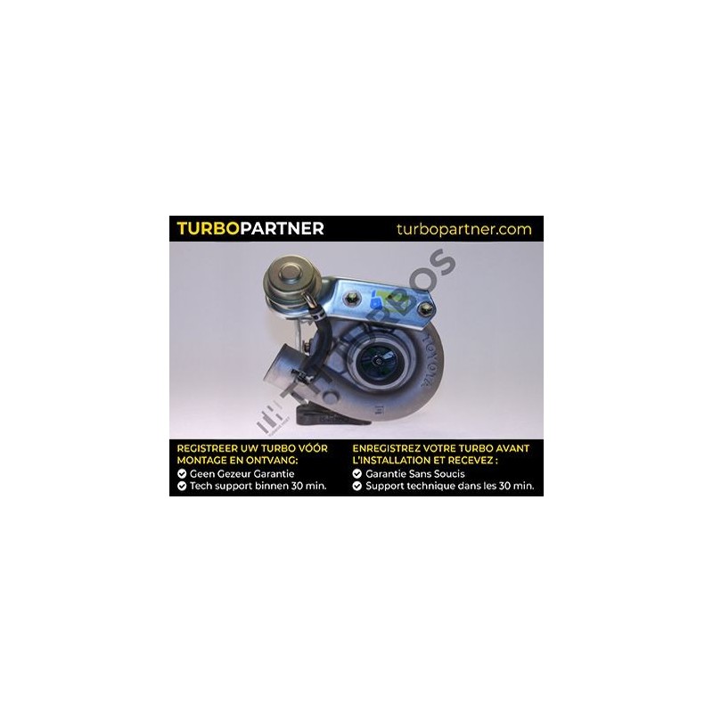 Turbo TURBO'S HOET 1100643 pour TOYOTA AVENSIS (_T22_) 2.0 TD (CT220_, CT220R) 90 CV