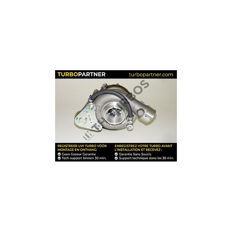 Turbo TURBO'S HOET 1100704 pour TOYOTA LAND CRUISER (_J7_, _JL7_) 2.4 TD (LJ70_, LJ73_, LJ70RV) 86 CV