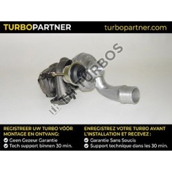 Turbo TURBO'S HOET 1100778 pour RENAULT MEGANE I (BA0/1_) 1.9 dT (B/SA0K, B/SA0Y) 90 CV