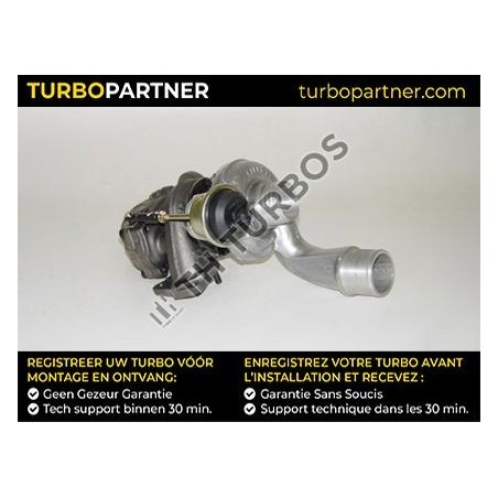 Turbo TURBO'S HOET 1100778 pour RENAULT MEGANE I (BA0/1_) 1.9 dT (B/SA0K, B/SA0Y) 90 CV