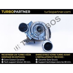 Turbo TURBO'S HOET 1100778 pour RENAULT MEGANE I (BA0/1_) 1.9 dT (B/SA0K, B/SA0Y) 90 CV
