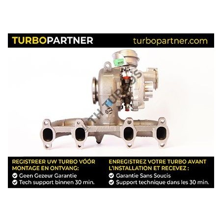 Turbo TURBO'S HOET 1102112 pour VW GOLF V (1K1) 1.9 TDI 105 CV