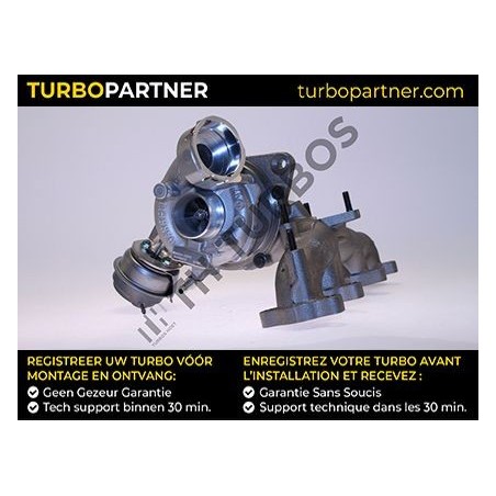 Turbo TURBO'S HOET 1102188 pour VW GOLF V (1K1) 2.0 TDI 140 CV