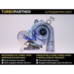 Turbo TURBO'S HOET 1103566 pour SUZUKI VITARA (ET, TA, TD) 2.0 TD Intercooler Traction intégrale (SV420D) 87 CV