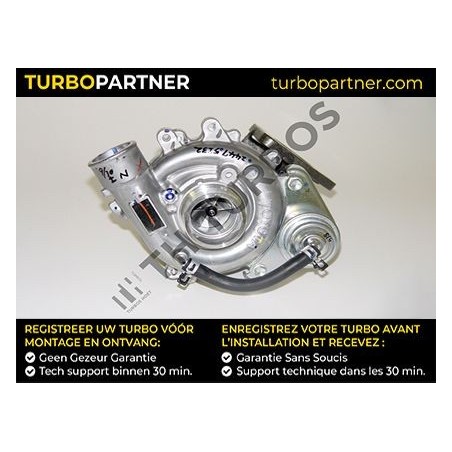 Turbo TURBO'S HOET 1103579 pour TOYOTA HILUX VI Pick-up (_N1_) 2.5 D-4D (KDN145, KDN150) 88 CV