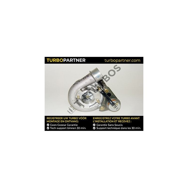Turbo TURBO'S HOET 1103580 pour TOYOTA 4 RUNNER III (_N18_) 3.0 TD (KZN185) 125 CV