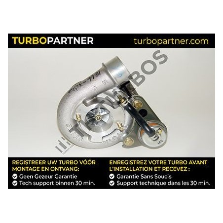 Turbo TURBO'S HOET 1103580 pour TOYOTA 4 RUNNER III (_N18_) 3.0 TD (KZN185) 125 CV