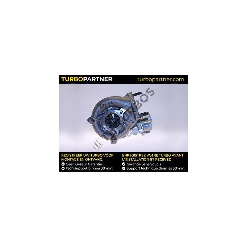 Turbo TURBO'S HOET 1103581 pour TOYOTA LAND CRUISER PRADO (_J12_) 3.0 D-4D (KDJ120, KDJ125) 163 CV