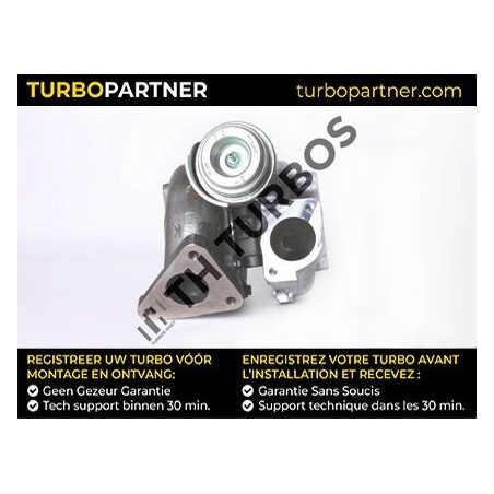 Turbo TURBO'S HOET 1104059 pour NISSAN NAVARA NP300 (D40) 2.5 dCi 144 CV