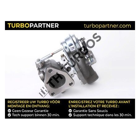 Turbo TURBO'S HOET 2100741 pour TOYOTA HILUX VII Pick-up (_N1_, _N2_, _N3_) 2.5 D 4WD (KUN25) 102 CV