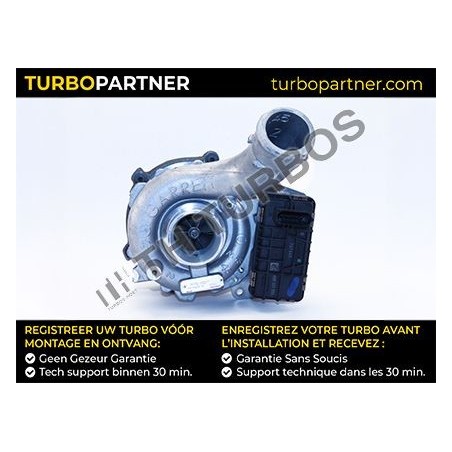 Turbo TURBO'S HOET 2101072 pour VW TOUAREG (7LA, 7L6, 7L7) 3.0 V6 TDI 225 CV