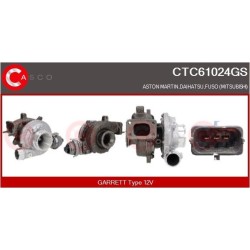 Turbo CASCO CTC61024AS pour IVECO MASSIF Pick-up 3.0 HPI 146 CV