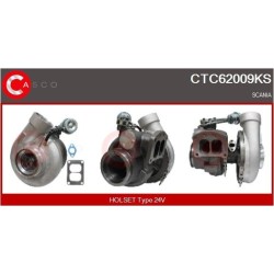Turbo CASCO CTC62009KS pour PEUGEOT 504 Break (D_, F_) 2.1 D (E20, F20) 65 CV