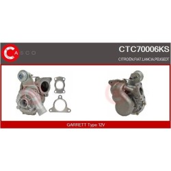 Turbo CASCO CTC70006KS pour CITROËN EVASION Monospace (22, U6) 2.0 HDI 109 CV