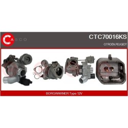 Turbo CASCO CTC70016KS pour PEUGEOT 3008 I Monospace (0U_) 1.6 THP 150 CV