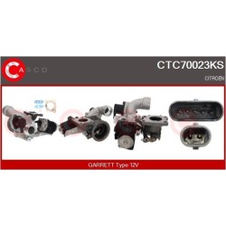 Turbo CASCO CTC70023KS pour CITROËN C3 AIRCROSS II (2R_, 2C_) 1.2 PureTech 110 (2RHNZB, 2RHNZW, 2RHNPX, 2RHNPJ) 110 CV