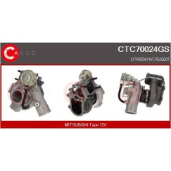 Turbo CASCO CTC70024GS pour IVECO MASSIF Pick-up 3.0 HPI 146 CV