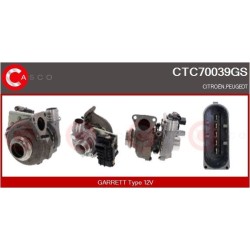 Turbo CASCO CTC70039GS pour PEUGEOT 407 (6D_) 2.7 HDi (6DUHZJ, 6DUHZF) 204 CV
