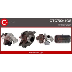 Turbo CASCO CTC70041GS pour CITROËN C5 III (RD_) 2.2 HDi 200 (RD4HLA) 204 CV