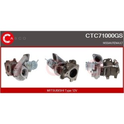 Turbo CASCO CTC71000GS pour NISSAN JUKE (F15) 1.6 DIG-T 4x4 190 CV