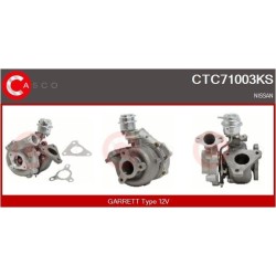 Turbo CASCO CTC71003KS pour NISSAN PRIMERA (P12) 2.2 Di 126 CV