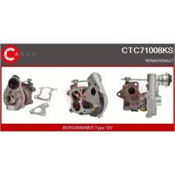 Turbo CASCO CTC71008KS pour NISSAN ALMERA II (N16) 1.5 dCi 82 CV