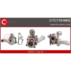 Turbo CASCO CTC71016KS pour RENAULT LAGUNA II (BG0/1_) 1.9 dCi (BG08, BG0G) 120 CV