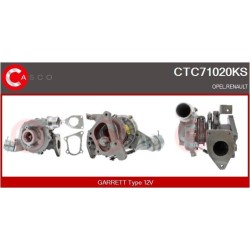 Turbo CASCO CTC71020KS pour OPEL SIGNUM Berline bicorps trois ou cinq portes (Z03) 3.0 V6 CDTI (F48) 177 CV
