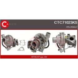 Turbo CASCO CTC71023KS pour NISSAN TERRANO I (WD21) 2.7 TD 4WD (LBYD21) 99 CV