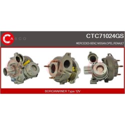 Turbo CASCO CTC71024GS pour RENAULT KADJAR (HA_, HL_) 1.6 dCi 130 (HLA4) 130 CV