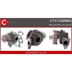 Turbo CASCO CTC71028KS pour RENAULT KADJAR (HA_, HL_) 1.6 dCi 130 (HLA4) 130 CV