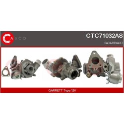 Turbo CASCO CTC71032AS pour DACIA DOKKER Monospace (KE_) 1.5 dCi / Blue dCi 75 (KEAJ, KEAH, KEJW) 75 CV