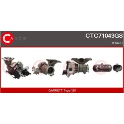 Turbo CASCO CTC71043GS pour RENAULT KADJAR (HA_, HL_) 1.3 TCe 140 (HLNB, HLN1) 140 CV