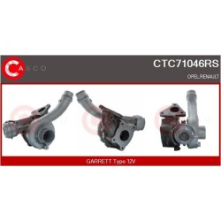 Turbo CASCO CTC71046RS pour MERCEDES-BENZ CLASSE E (W212) E 250 CDI / BlueTEC 4-matic (212.082, 212.097) 204 CV