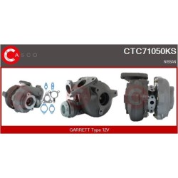 Turbo CASCO CTC71050KS pour NISSAN NAVARA NP300 (D40) 2.5 dCi 4WD (D40TT, D40T, D40M, D40BB) 190 CV