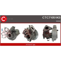 Turbo CASCO CTC71051KS pour NISSAN NAVARA NP300 (D40) 3.0 dCi 4WD 231 CV