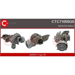 Turbo CASCO CTC71055GS pour NISSAN NAVARA NP300 (D40) 2.5 dCi 144 CV