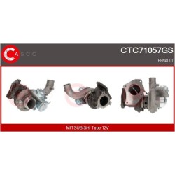 Turbo CASCO CTC71057GS pour RENAULT LAGUNA II (BG0/1_) 2.0 16V Turbo (BG0S, BG1L, BG1M) 163 CV